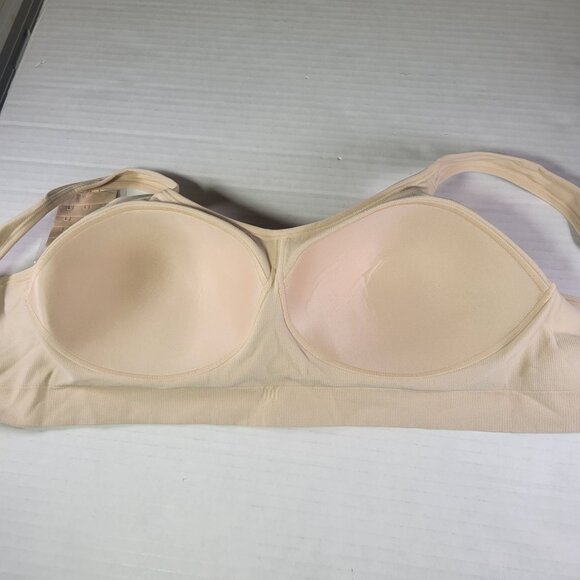 Truekind Chai Daily Comfort Supportive Wirefree Shaper Bra #10022 Size XL - Picture 3 of 5